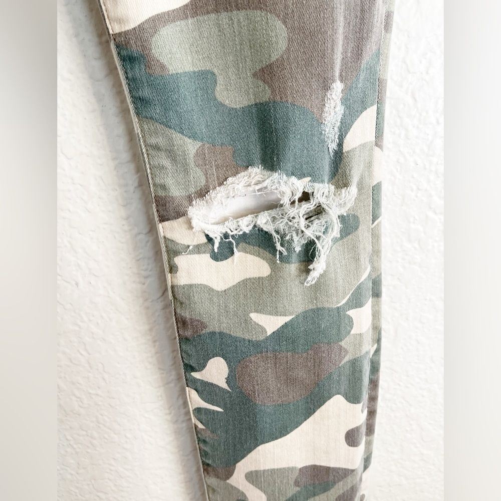 Mother jeans women's 26 High Waisted Looker Ankle Fray See Me Camo distressed - Picture 10 of 14